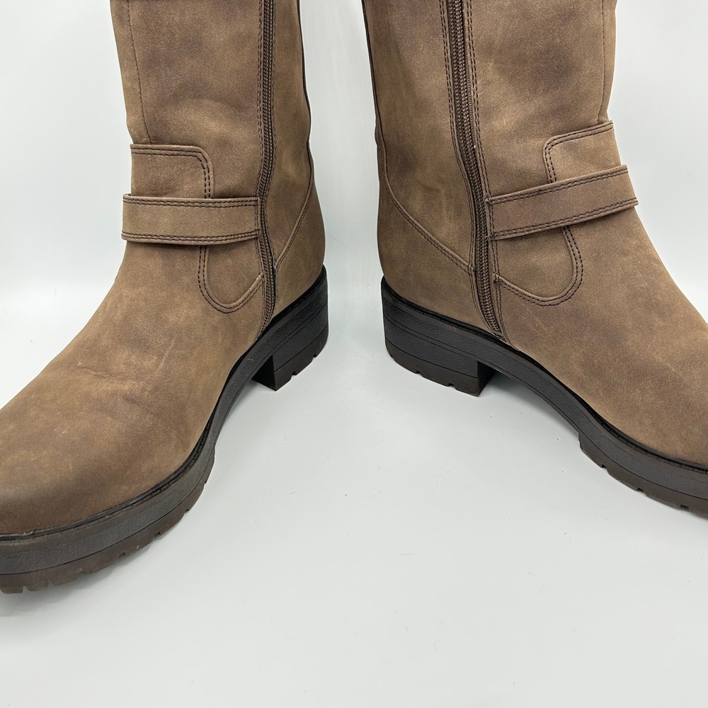 Soul Naturalizer Newport Brown Moto Ankle Boots Women's US 11M Buckle Accent - Picture 8 of 10